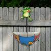 Railing Flower Pot Hanging Planter Garden Art Decorative Creative Umbrella Wall Mounted