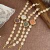 Small Dial Natural Shell Bracelet Ladies Watches Gold Gold Creative Stylish Dress Quartz Wristwatch Clock Gifts Watch For Women