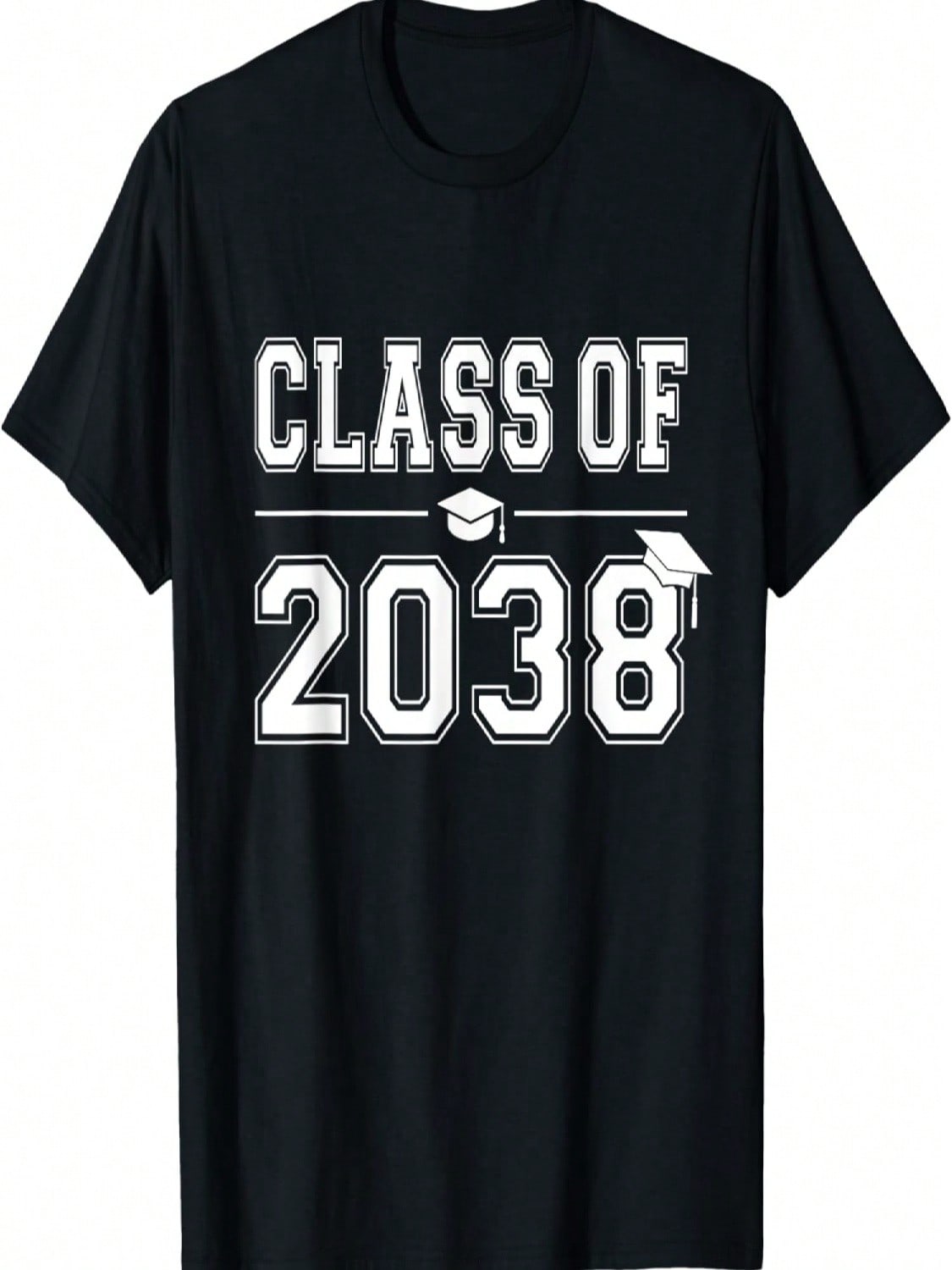 Class Of 2038 Grow With Me First Day Of School Graduation T-Shirt S