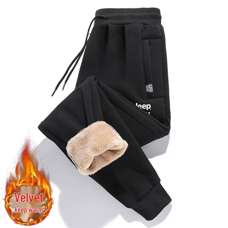 

JEEP SPIRIT Men s Fleece-Lined Jogger Pants 2XL
