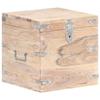 VidaXL Coffre 40x40x40 cm Bois d'acacia solide