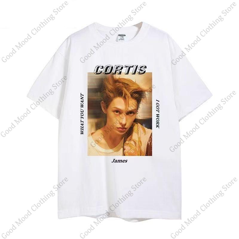 CORTIS T-Shirt Seonghyeon JAMES MARTIN Print T-Shirt Kpop Mode Fans Kleidung Bequem Weiche Baumwolle Kurzarm T-Shirts