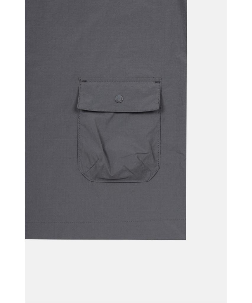 Koolongseupocheu Men'S Daypack Loose Fit Out-Pocket Round Neck Short Sleeve T-Shirt Tltcm26691Dgy