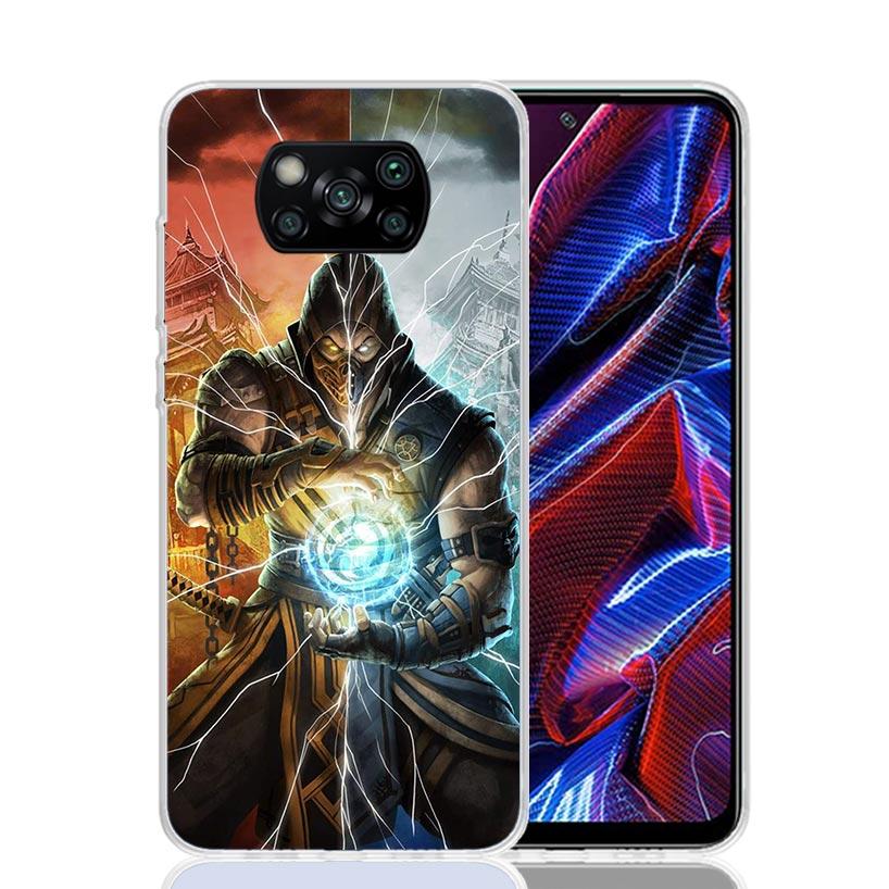 

Mortal Kombat Case Phone Cover for Xiaomi Mi 11T 12T 10T 9T Pro 11i 12X 13 12 11 10 9 8 Lite 6X 5X A3 A2 Trend Fundas Xiaomi Mi 11i