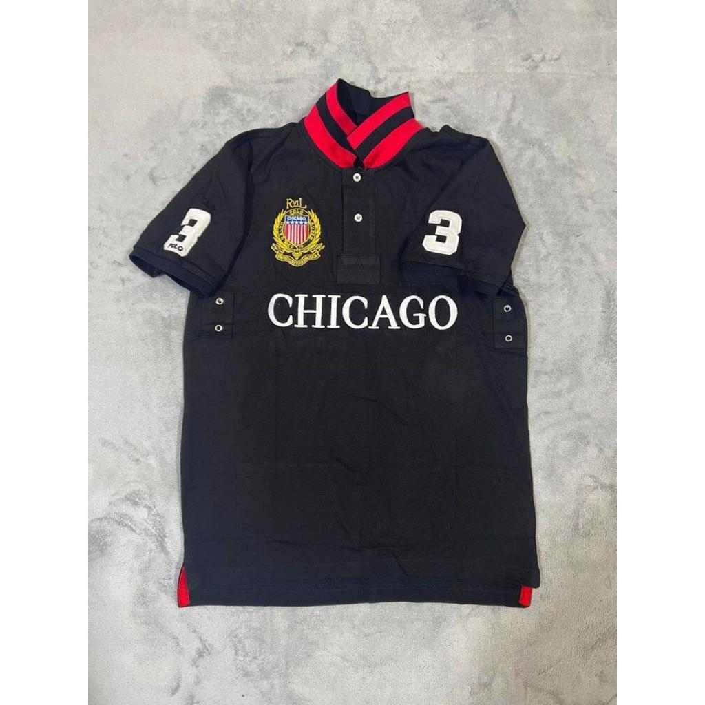 GLYDE Neues Herren Poloshirt Miami City Beliebt Hochwertiges Athleisure Baumwolle Kurzarm Poloshirt
