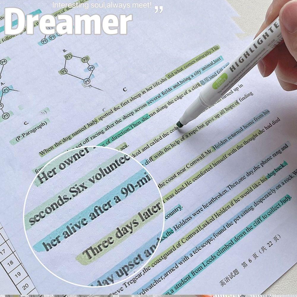 5 barev/krabička Zvýrazňovače na kreslení Pastelové barvy Fixy Školní kancelářské potřeby