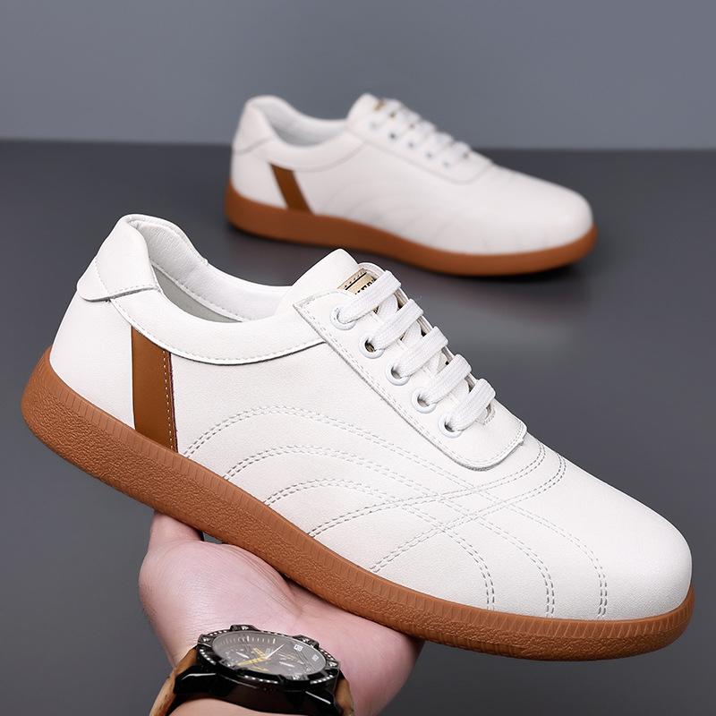 

Men s shoes 2025 spring trend comfortable moral training shoes youth light casual white board shoes men 2025 38 белый