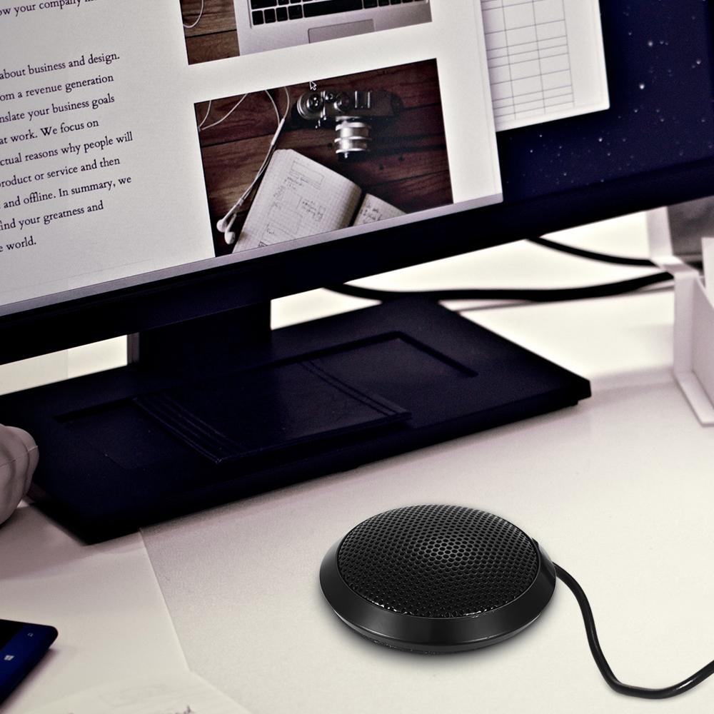 Docooler EY 550 Desktop Omni directional Microphone with 3.5mm Jack for Desktop Computer Recorder Pen Portable High