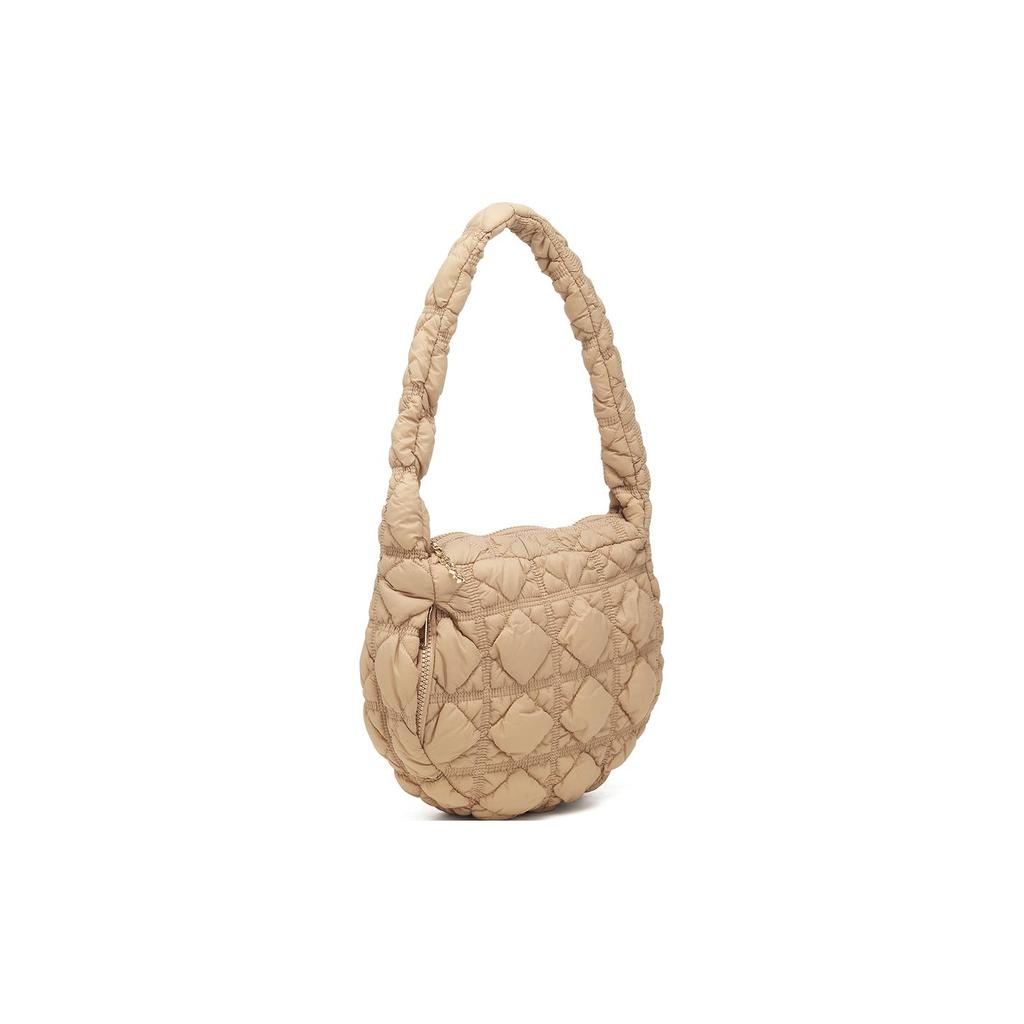 New CARLYN Nylon Cloud Bag, Handbag, Shoulder Bag Women's Light Umber H71307020E