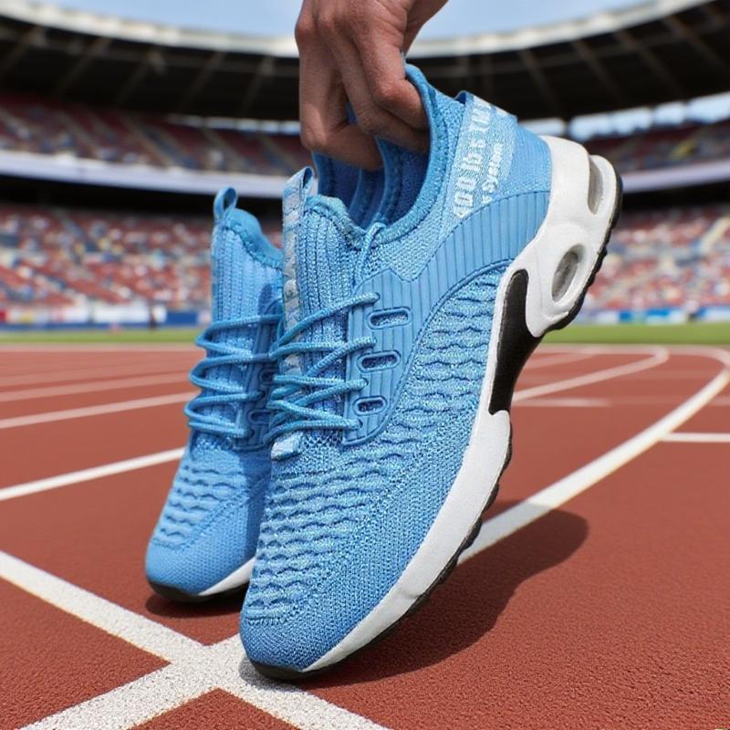 Men Running Sneakers Lightweight Walking Sport Shoes Breathable Wear-resistant Male Shoes Casual Canvas Shoes Breathable Single