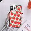 Cute Strawberry Phone Case For iPhone 17 Air 14 13 12 16Pro Max 15  Plus Max Cover Shell Coque