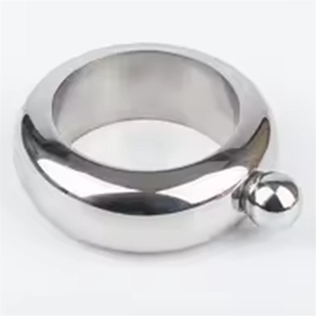 3.5oz Metal Bracelet Style Hip Flask Suitable for Whiskey Vodka for Storing Whiskey Wine Accessories RoundChic Hip Flask