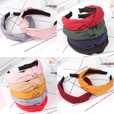 Haar Stirnband Schleife Knoten Haarband Frauen Haar Kopf Hoop Einfache Süße Mädchen