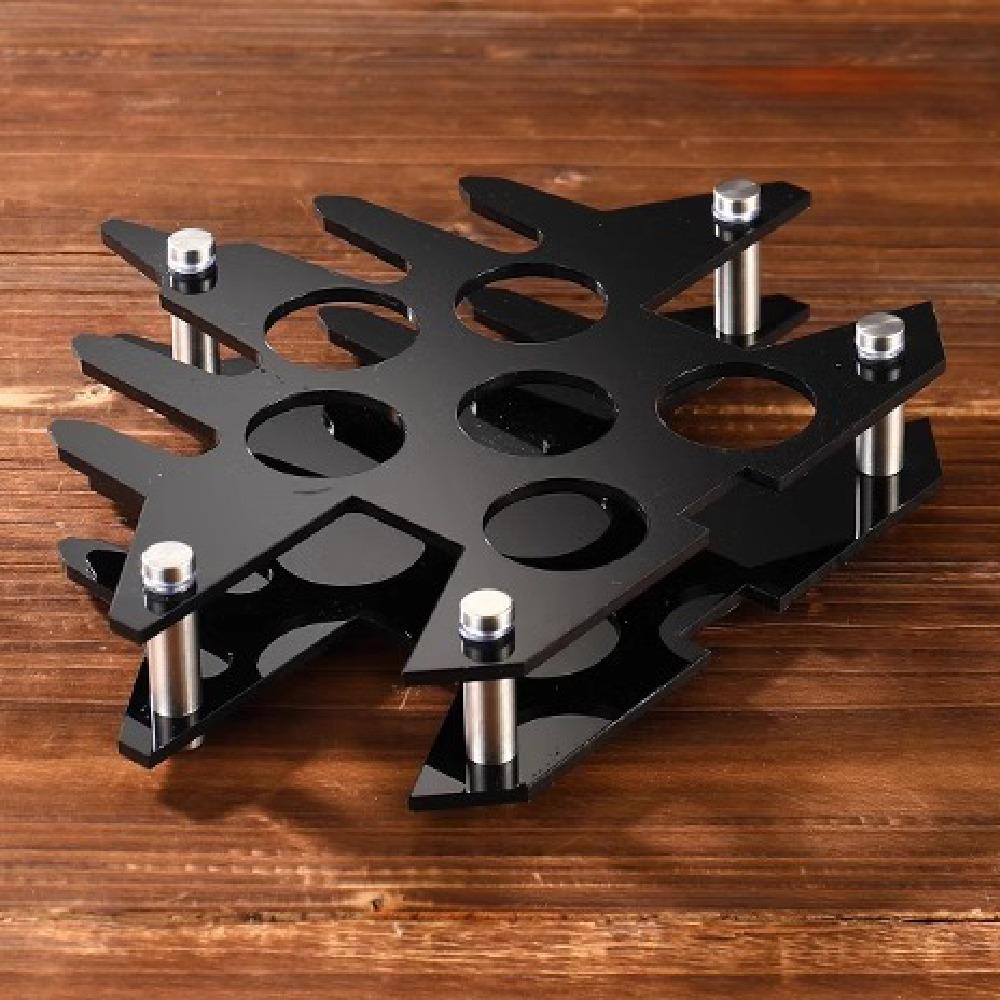 Round Hole Shot Glasses Holder 38mm Wine Cup Shelf Shot Glass Display Stand Restaurant Service