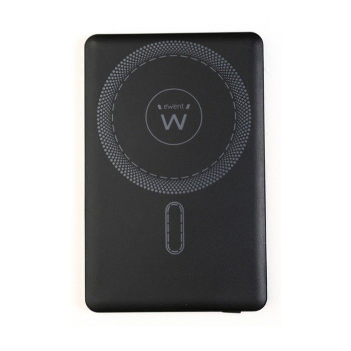 Batterie externe ewent ultraslim 5000mah magsafe pd 22.5w noire