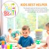 Kids Play Dough Tool Kit Color Clay Dough Animal Molds Mini Clay Tools Cutters Rolling Pins Plasticine Molds Clay Accessories