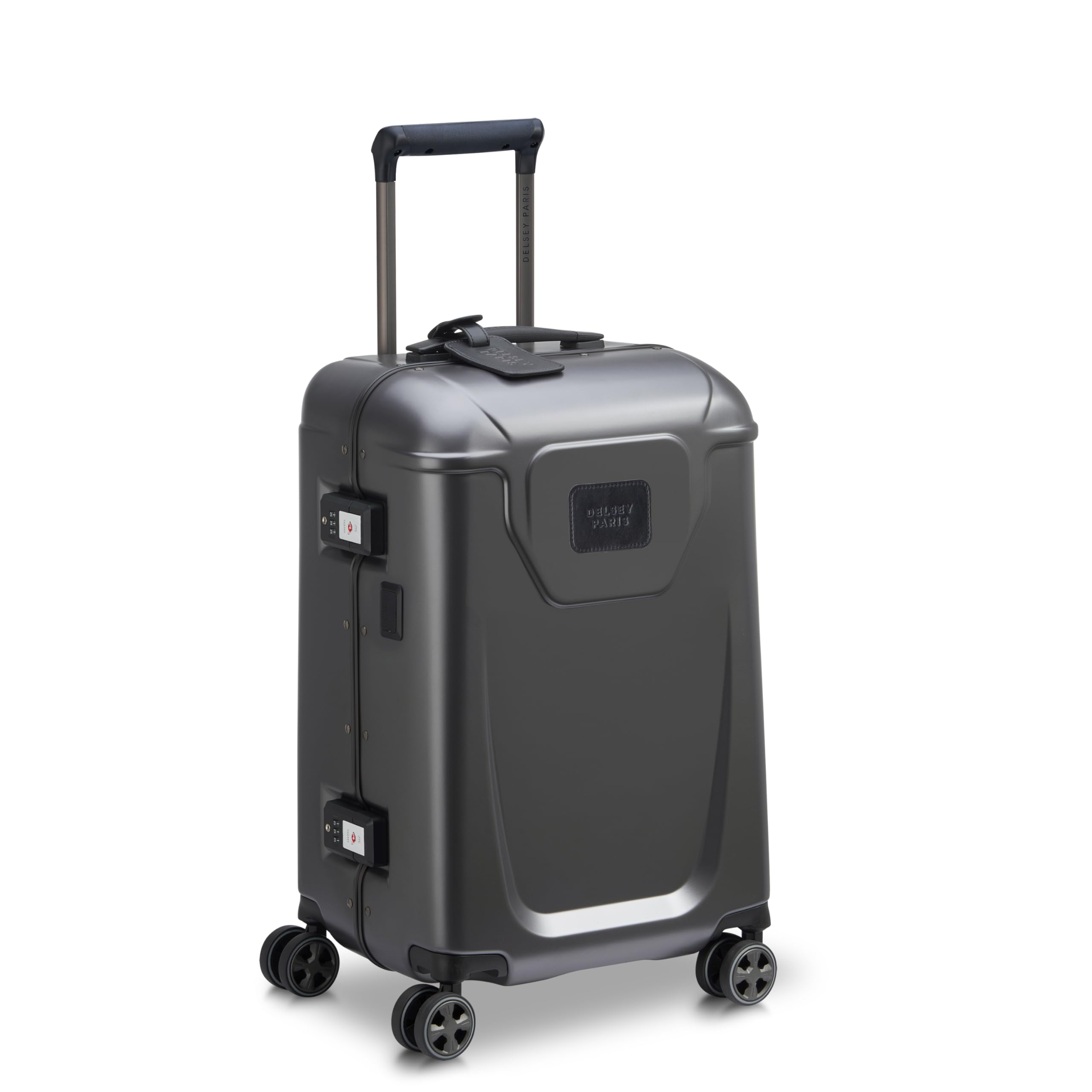 

DELSEY PARIS TOKYO Suitcase, 40L, 55cm, 3.4kg, 10-Year Warranty, Carry-On, TSA Lock, USB Port, Official Import, DL00110680101, Gray