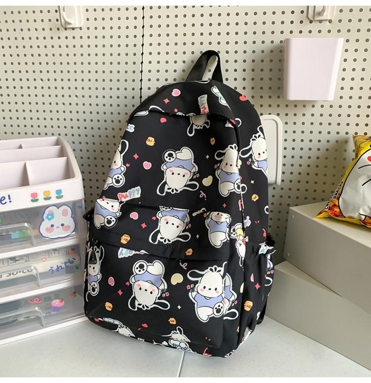 Stylish And Trendy Cartoon Print Large Capacity Backpack For School And Leisure Use