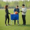 Foldable Ball Cart Lightweight Portable Athletic Gear