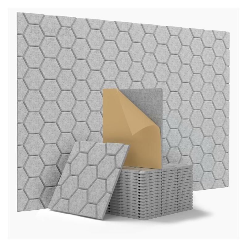 High Efficiency Soundproof Wall Panels Sound Absorption Panels Reducing Noise for Rooms Enhanced Focusing for Workplaces