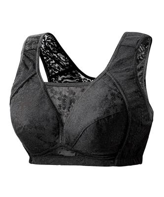 3LG [Nissen] Bra, Anti-Sway Bra, Black,