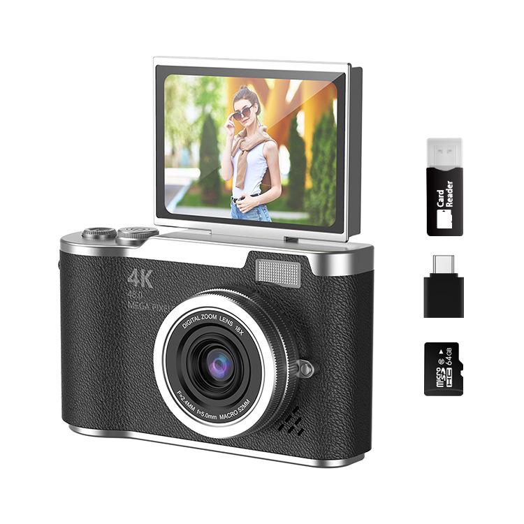 Entry-Level HD CCD Flip Screen Digital Camera for Students