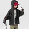 Boys' Water-Repellent Hooded Hiking Jacket