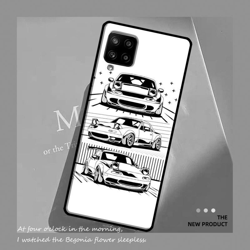 JDM Car RX7 MX5 Case For Samsung Galaxy A54 A34 A52 A32 A22 A12 A13 A14 A23 A33 A53 A73 A51 A71 Cover