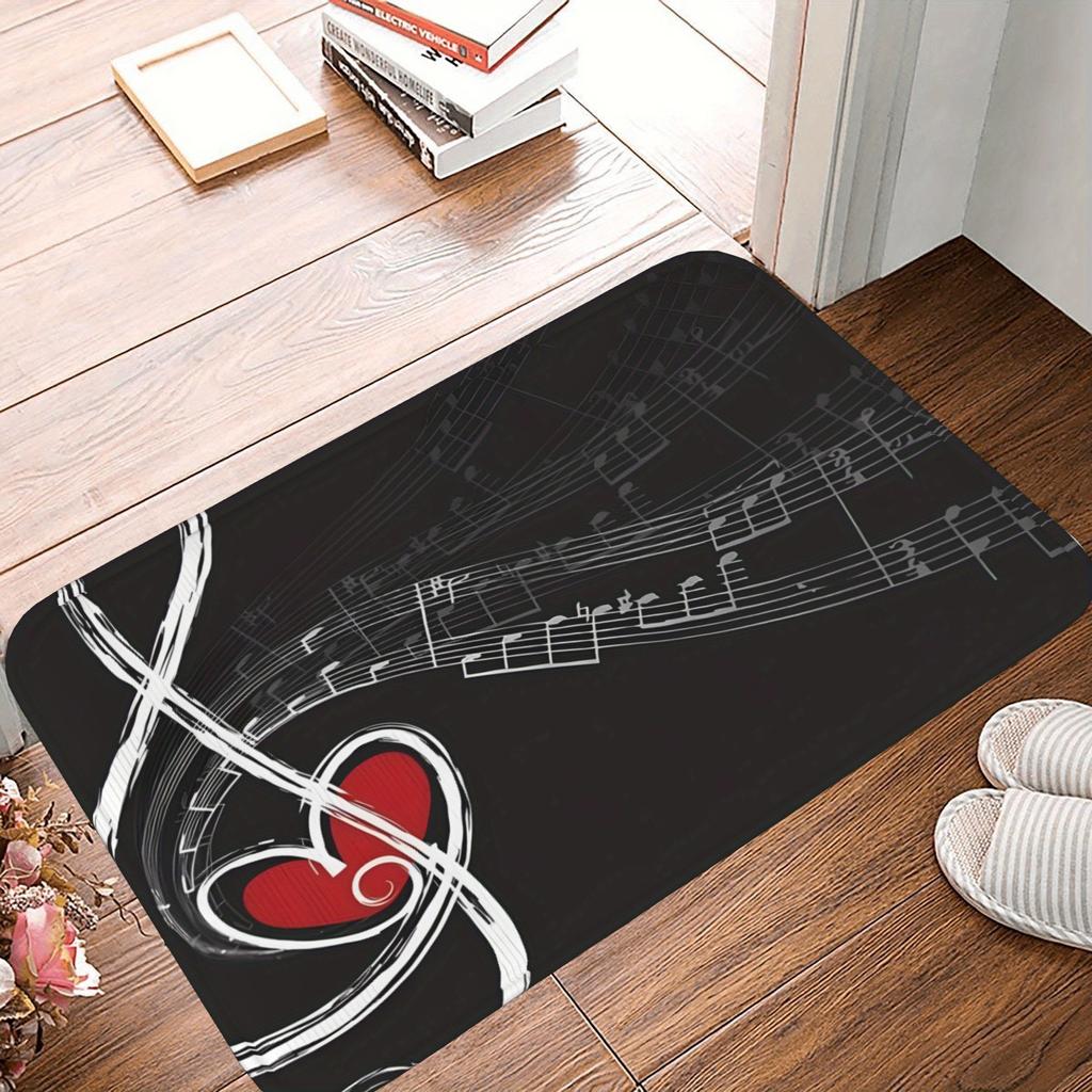 1PC Metropolis Skyline Kitchen Rug Non-Slip Door Mat Pop Design Bathroom Rug Bath Mat Carpet for Home Sink Laundry Decor