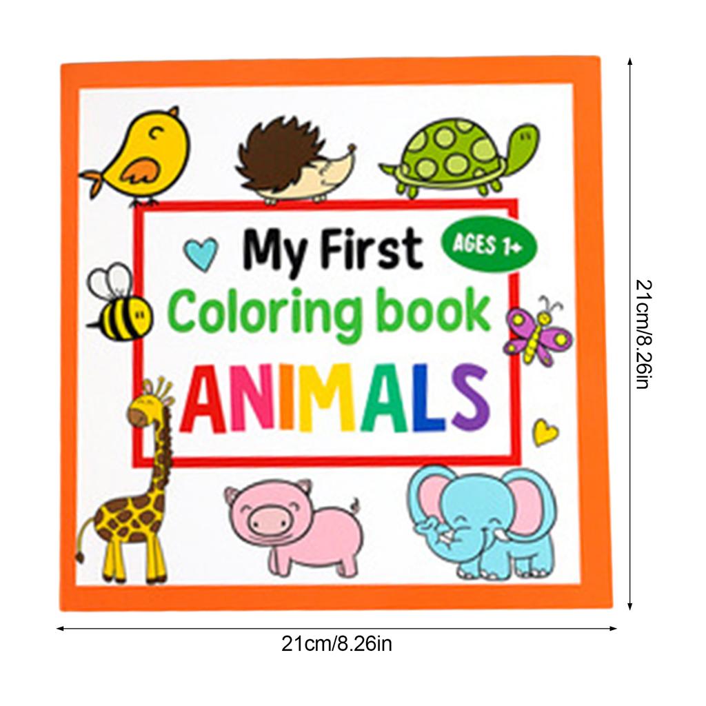 Kinder Malbücher 30 Seiten Cartoon Tierzeichnungen Für Kinder Kunst Malaktivität
