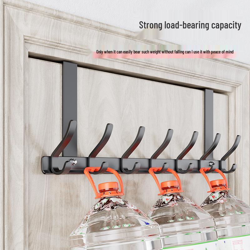 Wind Door Hook: No-Punch Clothes Hanger & Storage Rack for Entrance or Bedroom