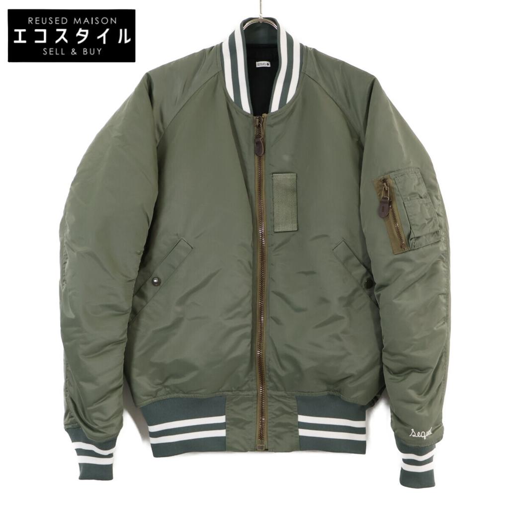 SEQUEL Khaki 21AW MA1 Flight Jacket Jacket S khakiUsed