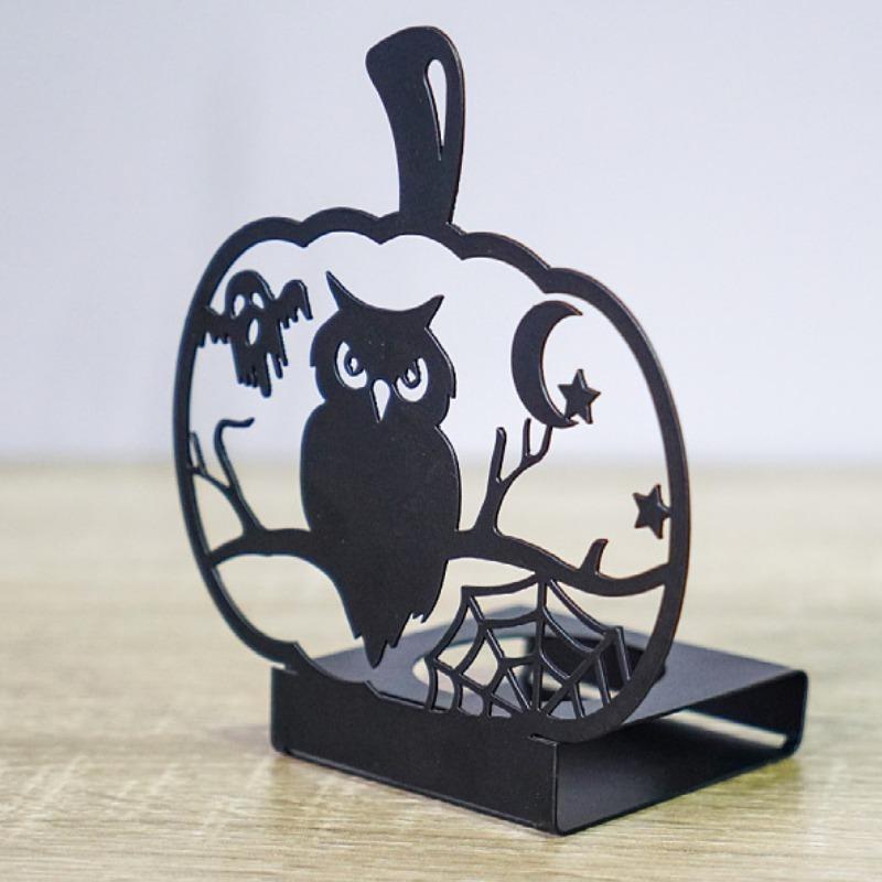 Halloween Schmiedeeisen Heimatmosphäre Dekoration Kerzenständer Kerzenlampe Heim Kreative Dekoration Kerzenhalter