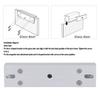 Aluminum Alloy U Shape Bracket for 180KG 350lbs Magnetic Lock Frameless Glass Door Easy Install