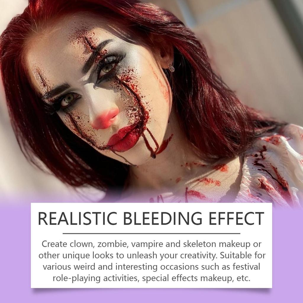 EELHOPE Vampire Cosmetic Set &Bruise Special Effects Makeup Kit & Fake Blood For Halloween Festival And Masquerade Party Looks
