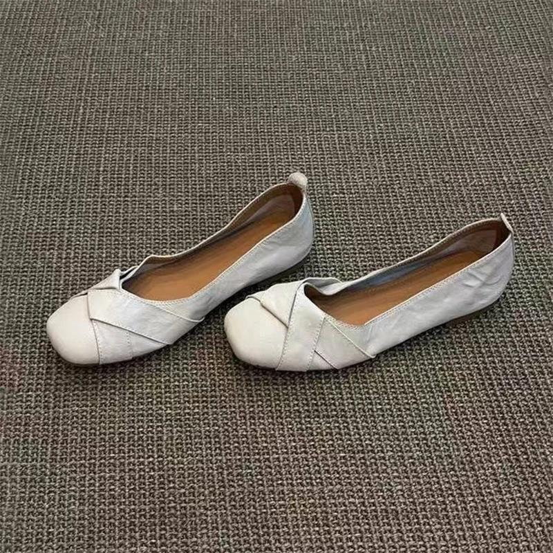 Fashion Flats Women Loafers Shoes Summer Shallow Cozy Woman Sandals 2025 Brand Leather Casual Dress Sport Shoes Soft Zapatillas De Mujer