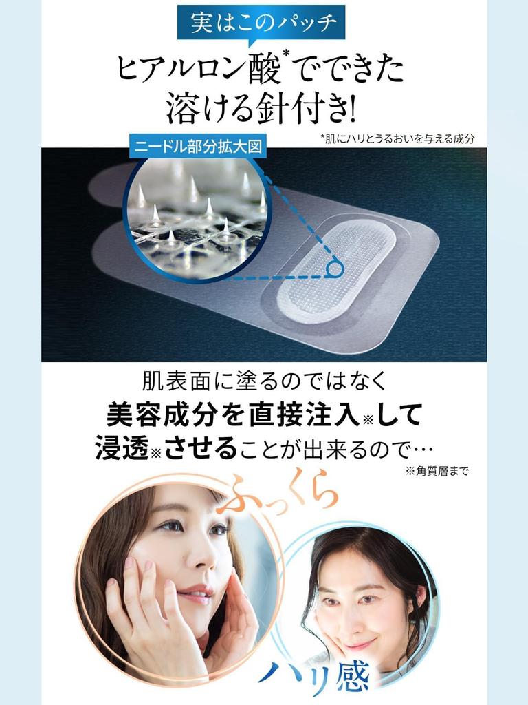 Nasolabial Refist Kita No Kaiteki Kobo Hyaluronic Acid Patch Needle Patch Refill [For Folds]