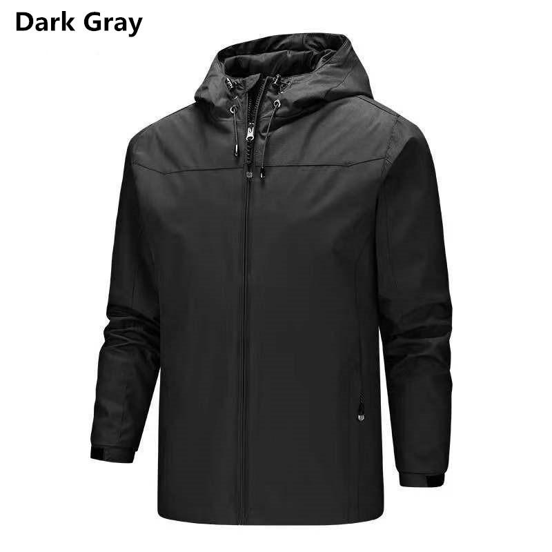 Spring Autumn Hiking Waterproof Jackets Men Outdoor Sports Climbing Camping Trekking Fishing Hooded Thin Coat Windbreaker Jacket