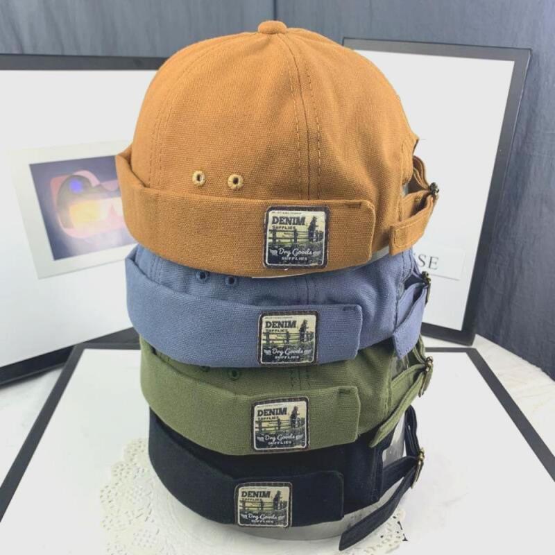 

A hat without a brim, a cap without a cap, a watch cap, a watch cap without a brim (04) Blue