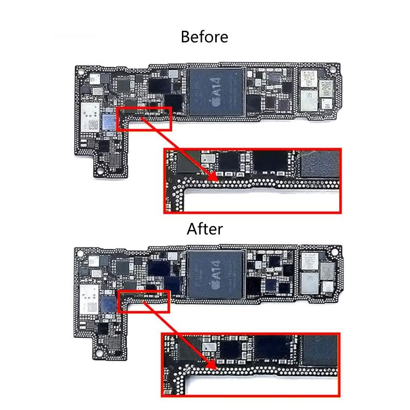 Soldering Lugs Copper Solder Sheet Seamless Repair Fitting for Phones IC- BGA- PCB Pad for Touch Size 4.8x5.8cm/2x2.3inc