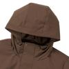 SAUCONY Thick Woven Hooded Zipper Jacket Down Coat Men Jackets Chestnut-Brown SC2240210A-CO56