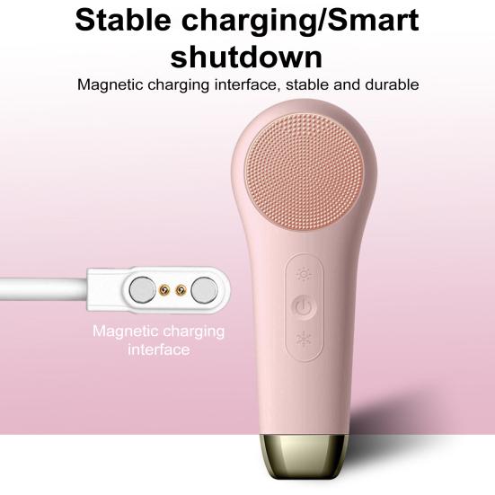 Facial Cleansing Brush Exfoliating Face Scrubber IPX7 Waterproof Rechargeable Gentle Vibration Face