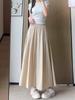 Yamamoto Women's High Waist Ice Silk A-line Skirt Pants - Summer 2026 Collection, Plus Size, Wide Leg, Slimming Fit