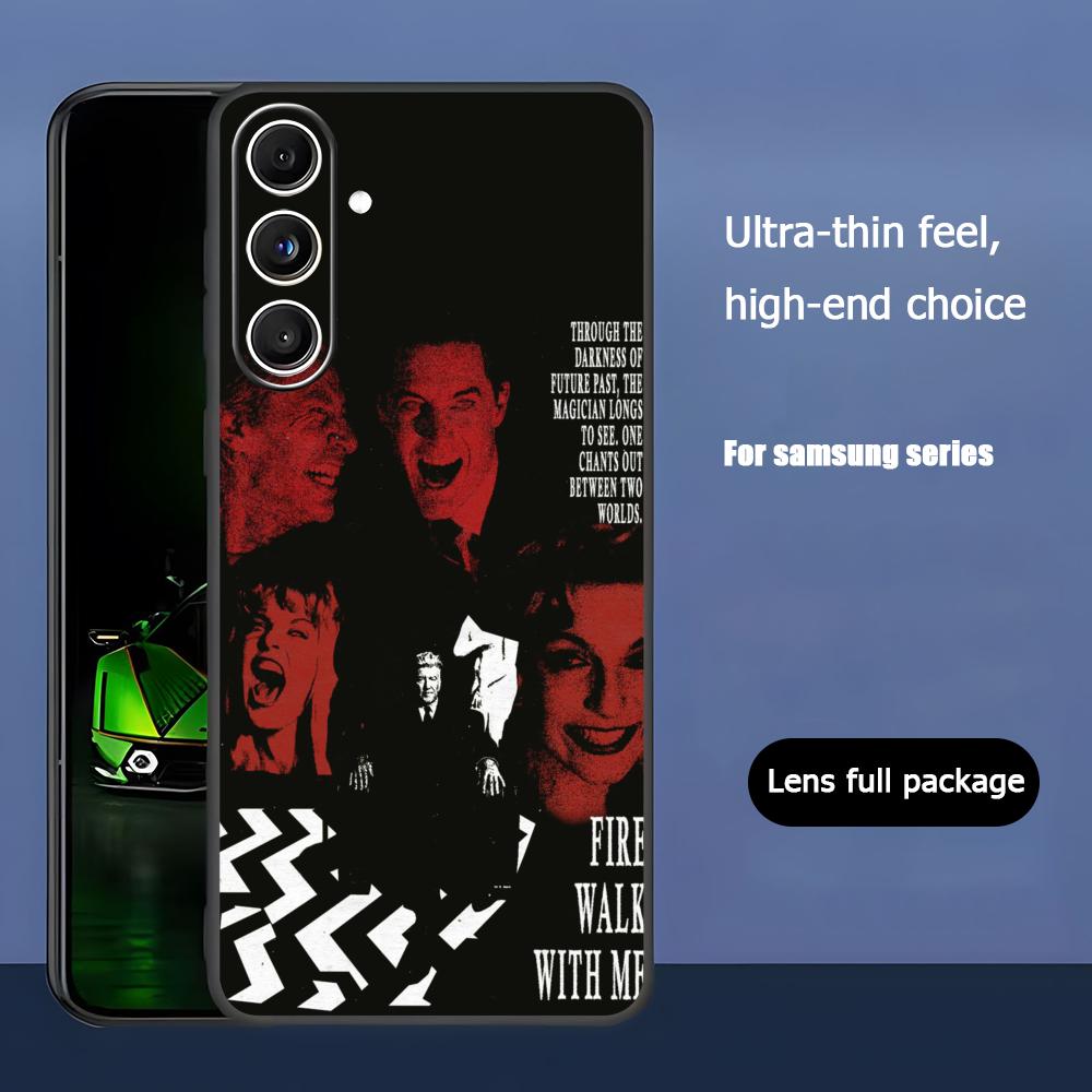 

HD Twin Peaks TV Show Phone Case For Samsung Galaxy S26 S25 S24 S23 S22 S21 Plus Ultra Note20 Soft Black Galaxy S24