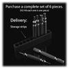 Pack Of 6 Sturdy Magnetic Double Head Hex Bits High Strength Alloy Steel Magnetic Hex Bits For Versatile Applications