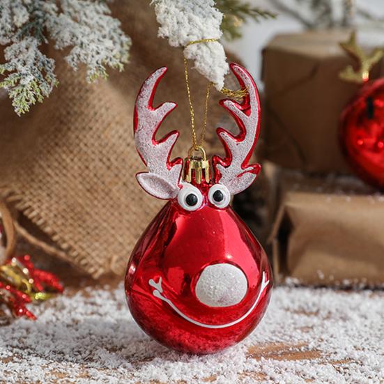 Julgranskulahänge Användbar Dekorera Utsökt Julgranskulahänge Tecknat Djur Julfest Dekoration Kulhänge