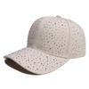 Women's Summer Rhinestone Baseball Cap - Stylish, Face-Slimming Hat