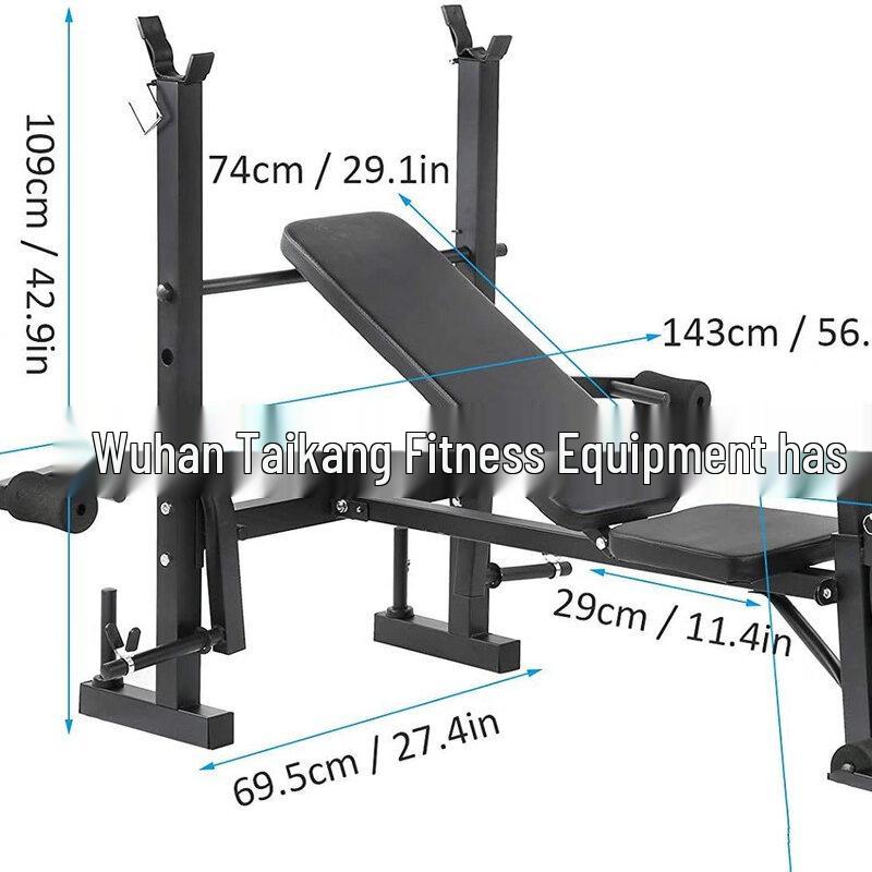 WEZHO Barbell Bench Press Rack