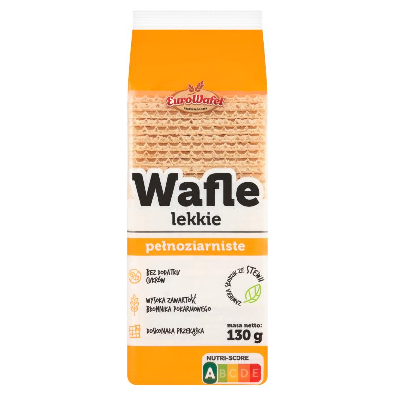 Eurowafel Wafle Lekkie Pełnoziarniste 130 G