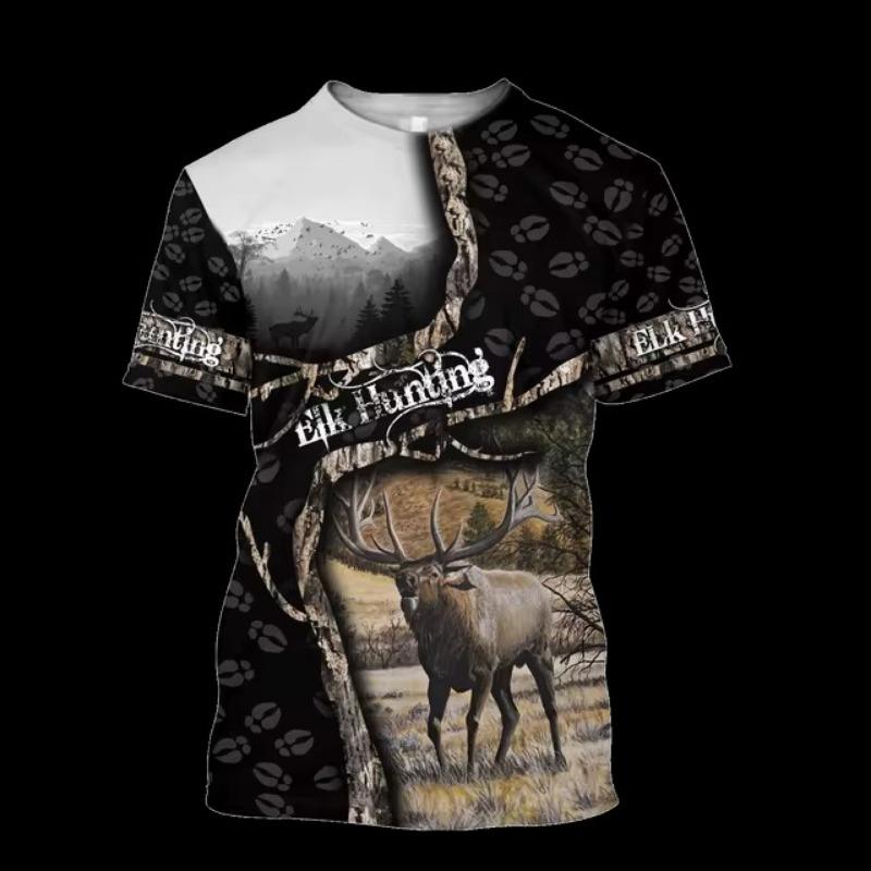 

Футболка мужская с принтом «Cross & Wings» на 3D-принте — эластичная, с коротким рукавом и круглым вырезом — модная новинка с графическим принтом для летних приключений на свежем воздухе 6XL